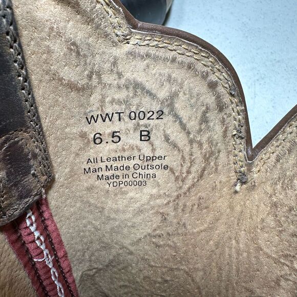 Twisted X Brown Leather Cowboy Western Boots Womens Size US 6,5 B YXP00022 - Picture 6 of 6